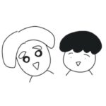 外国の男の人と日本人の女の人が笑顔で並んでいる